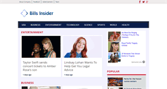 Desktop Screenshot of billsinsider.com
